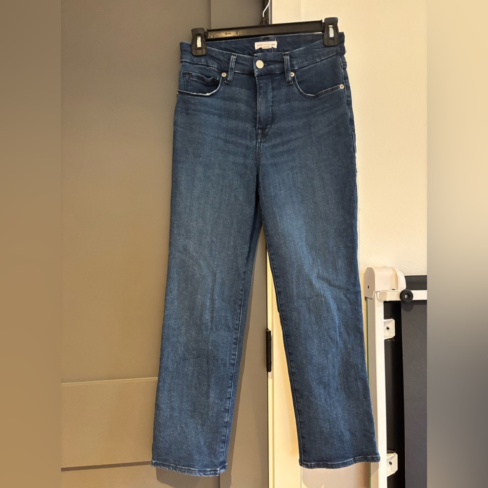 Good American Good Petite Straight Leg Jeans - Picture 2 of 6